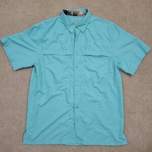 GameGuard Shirt Mens M Vented Short Sleeve Performance Fishing Outdoor 1023